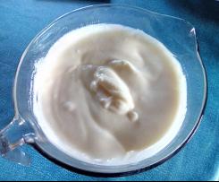 Hefewaffeln mit  Apfelwein-Schaumsoße