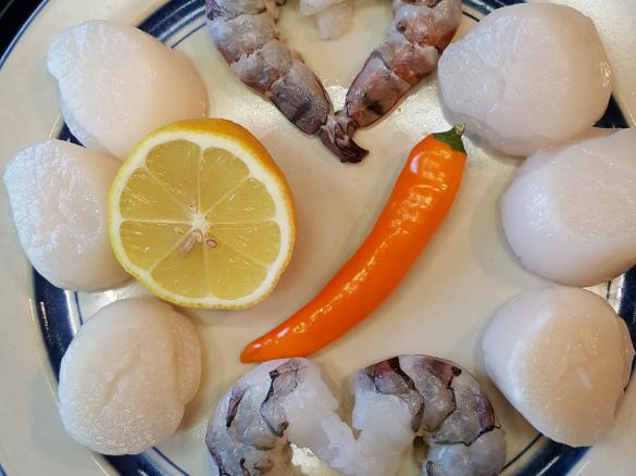 Gerrys Jakobsmuscheln in Safransoße