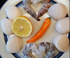 Gerrys Jakobsmuscheln in Safransoße