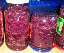Rotkohl / Blaukraut zum Einmachen nach Mutti's Art (mit einfachen Zutaten)