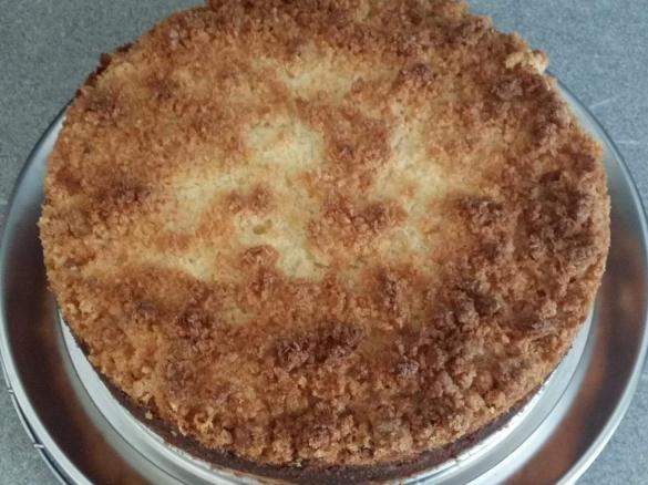 Mandarinen-Quarktorte mit Kokoshaube