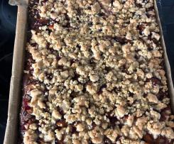 Zwetschgenkuchen nach Omas Quarkteig