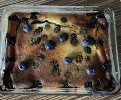 Quark-Blaubeer-Auflauf low Carb