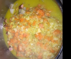 Variation von Gemüseeintopf " Low Carb