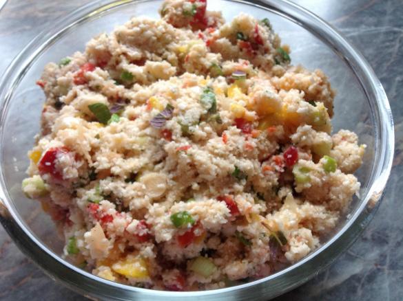Blumenkohl "Couscous" Salat