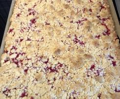 Ölteig für Obst mit Streuseln für ein Blech