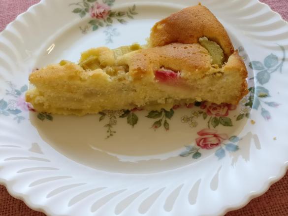 Rhabarber-Rührkuchen