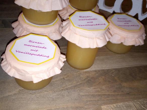 Birnen-Vanillepudding-Marmelade