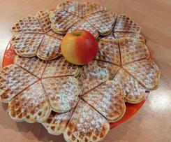 Apfel-Mandelwaffeln
