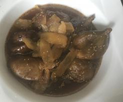 Karamellisierte Feigen