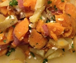 Piri-Piri Hühnchen mit Feta-Koreander-Kartoffeln