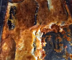Linsen-Auberginen-Moussaka