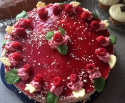 Himbeer-Sahne-Torte