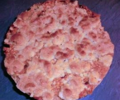 Apfelkuchen mit Streusel und Pudding