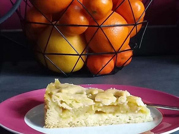 Variation Gedeckter Apfelkuchen