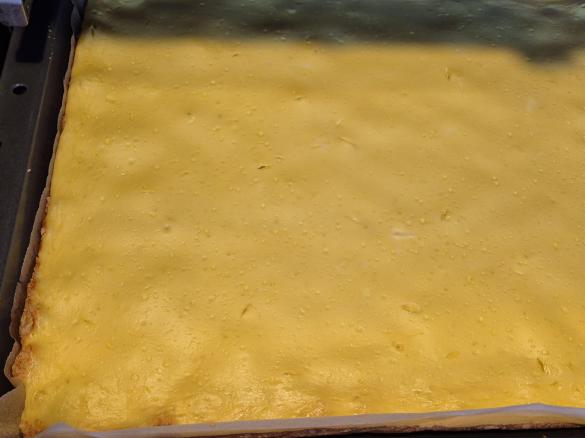 Zitronenquarkkuchen vom Blech