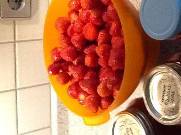 Erdbeermarmelade mit Pfeffer und Chili