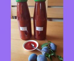 Zwetschgenkompott im Glas