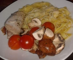 Kalbsröllchen an Limettensauce