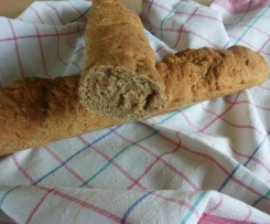 Topfendinkelvollkornweckerl, bzw. -baguette