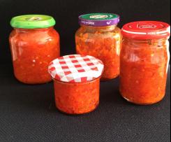 Sambal mit Tomate (scharf)
