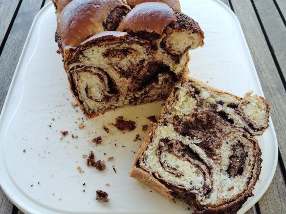 Schokoladen-Brioche