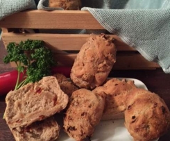 Landbrötchen "mediterran" (Variation Schweizer Bürli)