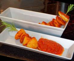 Tapas - Röstkartoffeln mit Tomaten-Chili-Dip