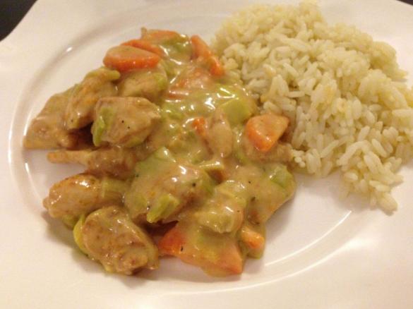 Hähnchen-Gemüsepfanne mit Reis (by Fairy Cakes)