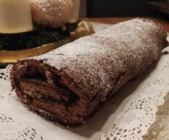 Zimtrolle mit Spekulatius