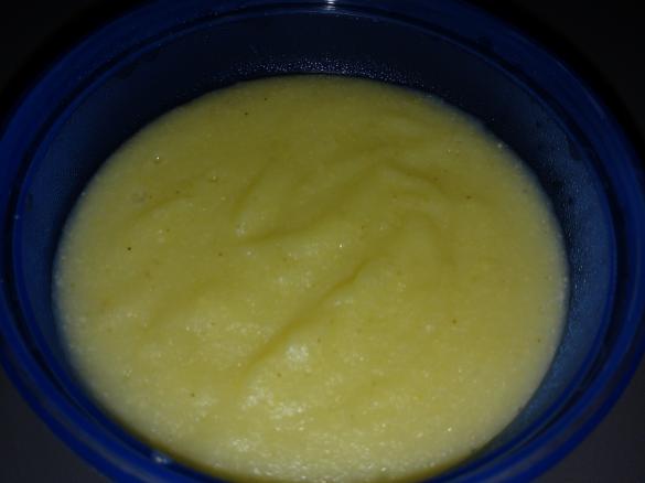 Fenchel-Kohlrabi-Petersilienwurzel-Brei mit Hirseflocken (auf Vorrat)