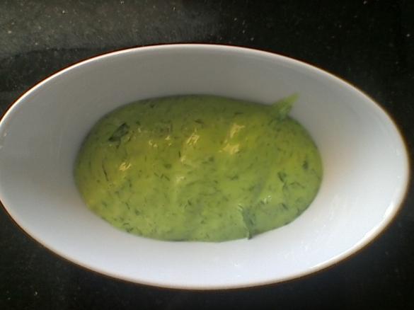 Bärlauch Frischkäse (selbst gemacht )