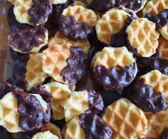 Butterplätzchen aus dem Waffeleisen