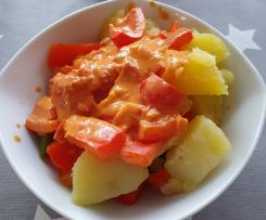 Glücksmixer Paprika-Rahm-Soße