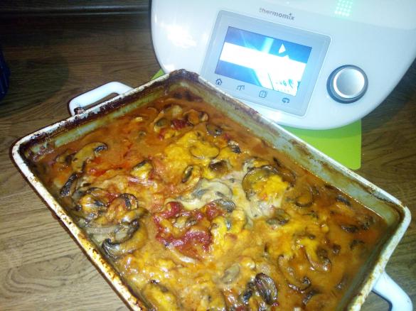 Rouladenauflauf mit Cola BBQ Sauce