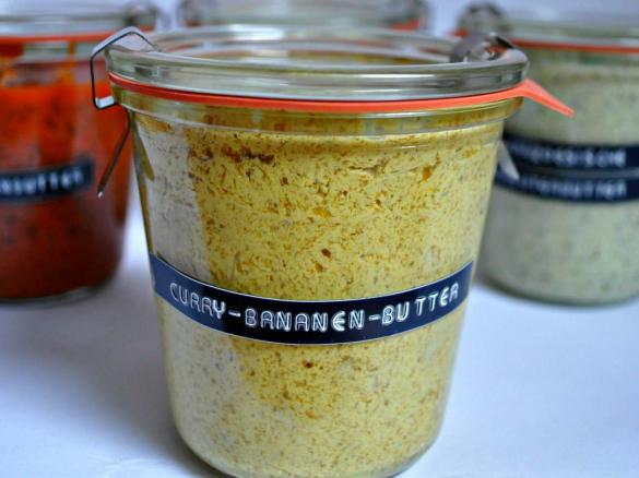 Curry-Bananen-Butter