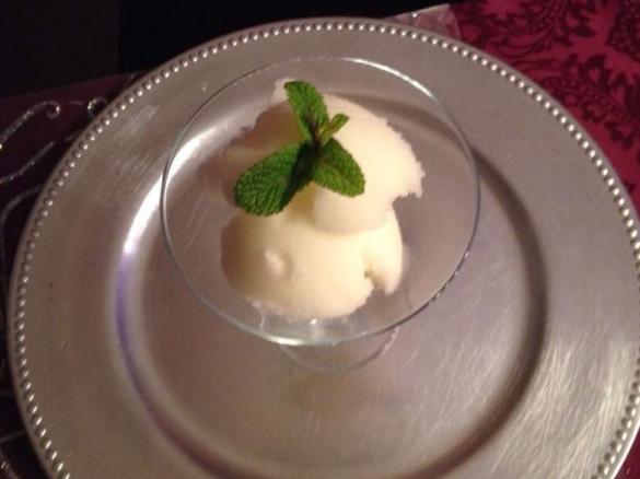 Zitronensorbet 
