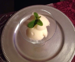 Zitronensorbet 