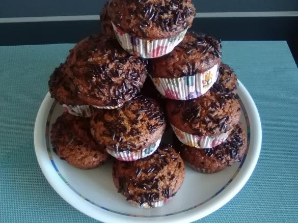 Apfel-Möhre-Cashew-Muffins