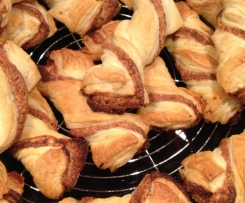 Blätterteig-Mandel-Stangen