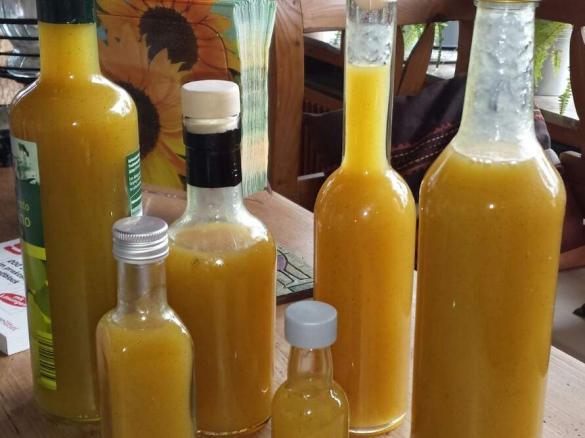 Selbstgemachtes Mangobalsamico / Mangopulpe