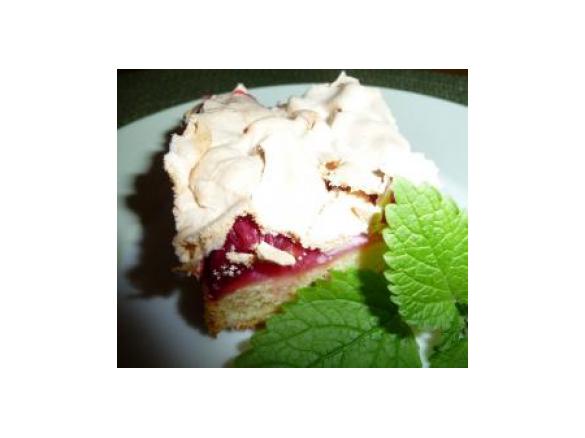 Johannisbeerkuchen mit Baiser