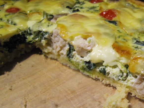 Lachs-Spinat-Quiche