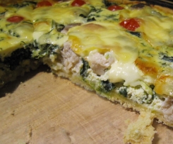 Lachs-Spinat-Quiche