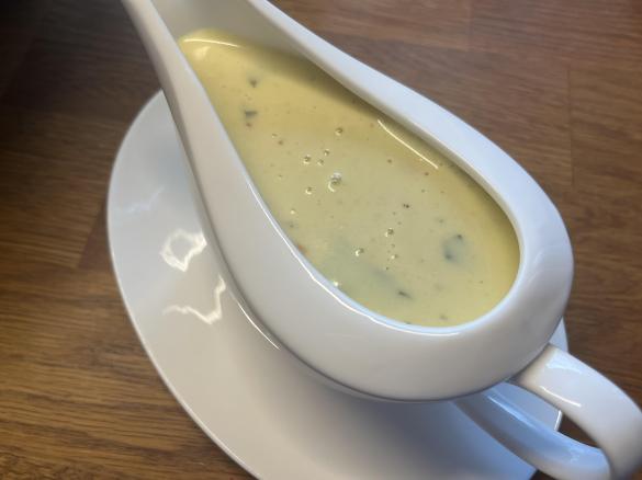 Senfsoße für Lachs