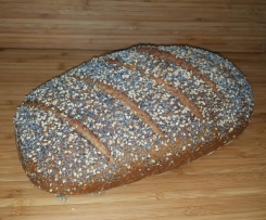 Weltmeister-Variation von Roggenbrot mit Sauerteig-Extrakt und Sonnenblumenkernen