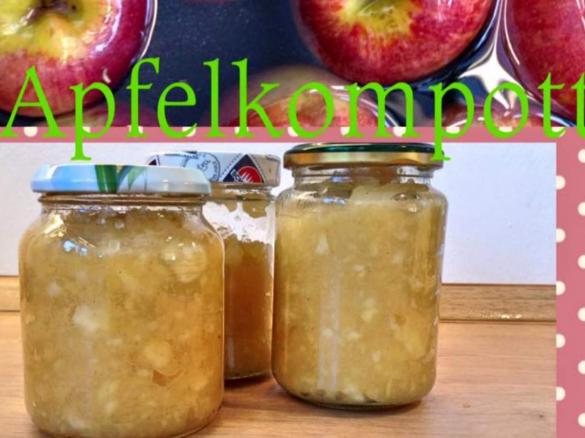 Herbstlicher Apfelkompott