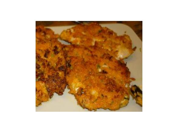 Putenschnitzel mit Möhrenkruste