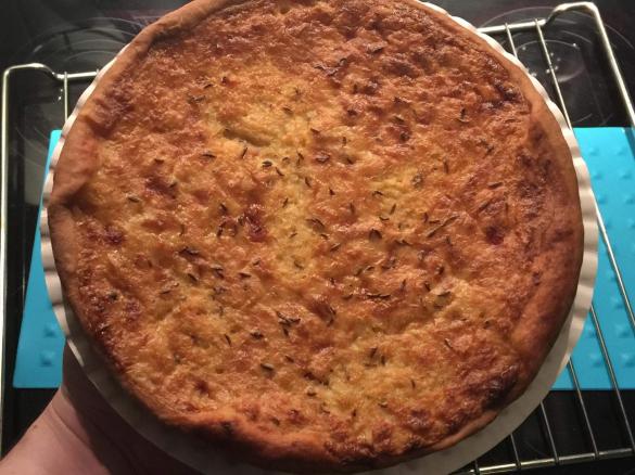 Schwäbischer Zwiebelkuchen nach Omas Art