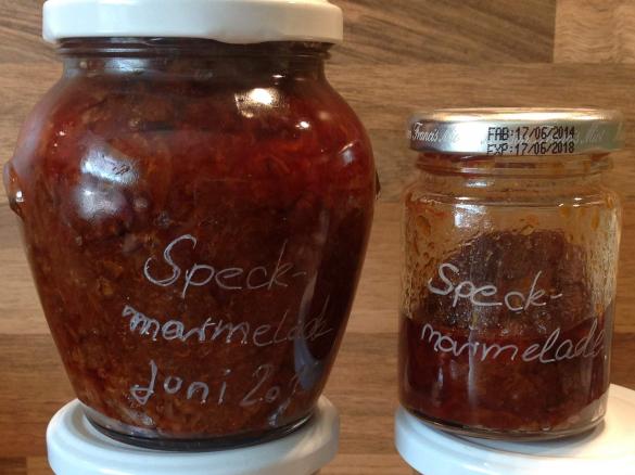 Speck-Marmelade amerikanische Art